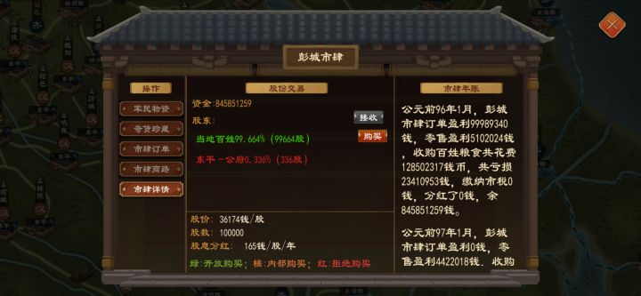 萌新分享一下市肆心得(真好玩)截图