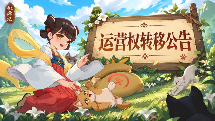 《桃源记》手游运营权转移公告,桃源山谷的故事仍将继续!截图