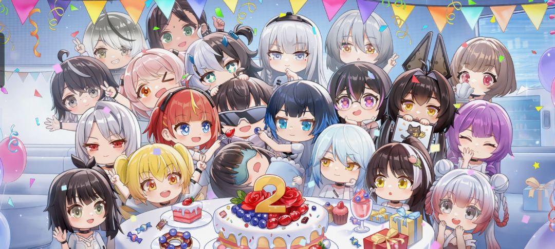 老登们出来吧，祝尘白二周年快乐 2
