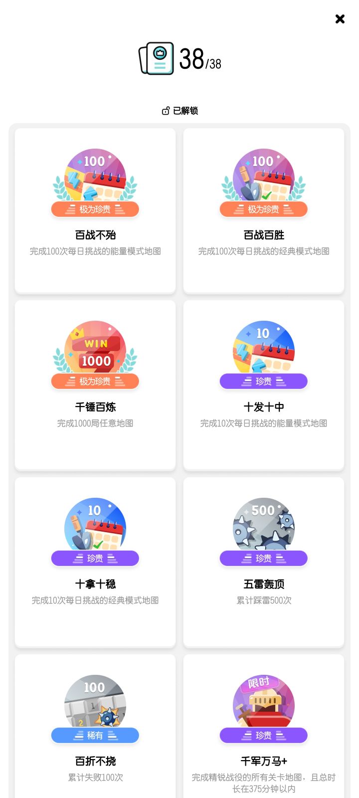 一个月了,成就全完成,再见截图