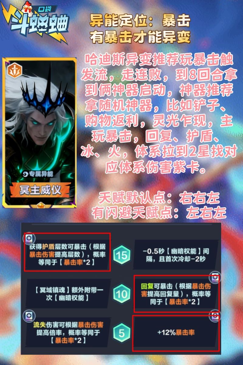 最新异能 哈迪斯 玩法讲解 以及代码分享 2