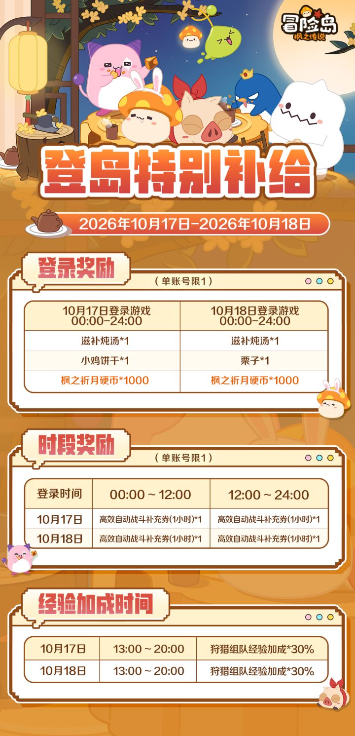 周末补给 | 10月17日-10月18日特别补给截图
