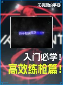 入门必学！ 高效练枪篇！