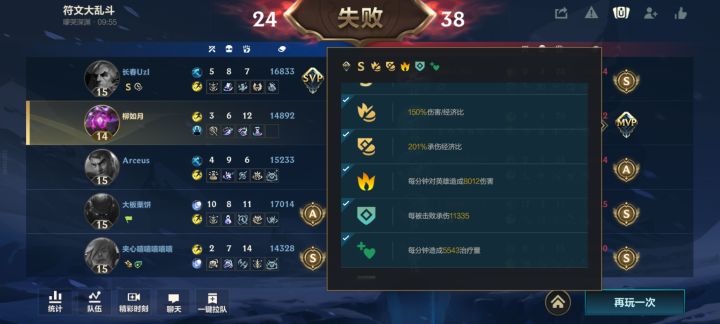 符文大乱斗最✌🏻️中的角色截图