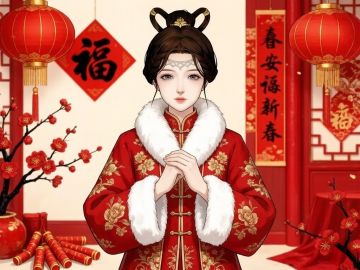 【笔墨绘新春】雪儿给各位道友拜早年啦🌹