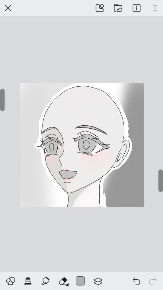 一个第一次用手机画画的人在仔细研究。。。截图