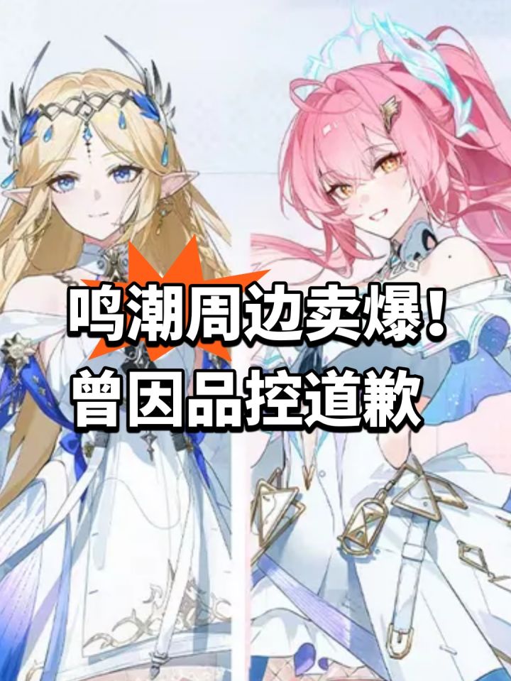 鸣潮周边卖爆!曾因品控道歉截图