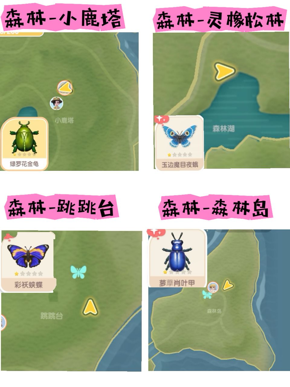 心动小镇寻鲸季限定抓虫攻略来啦✨ 2
