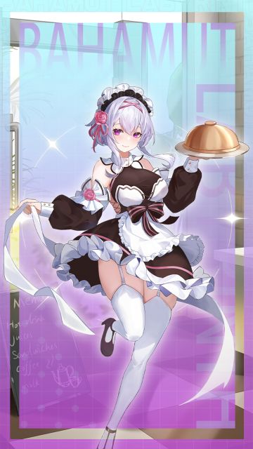 【邂逅在壁纸】第四弹Ver.1 女仆芙蕾雅 为您送上一杯拿铁与满满的爱