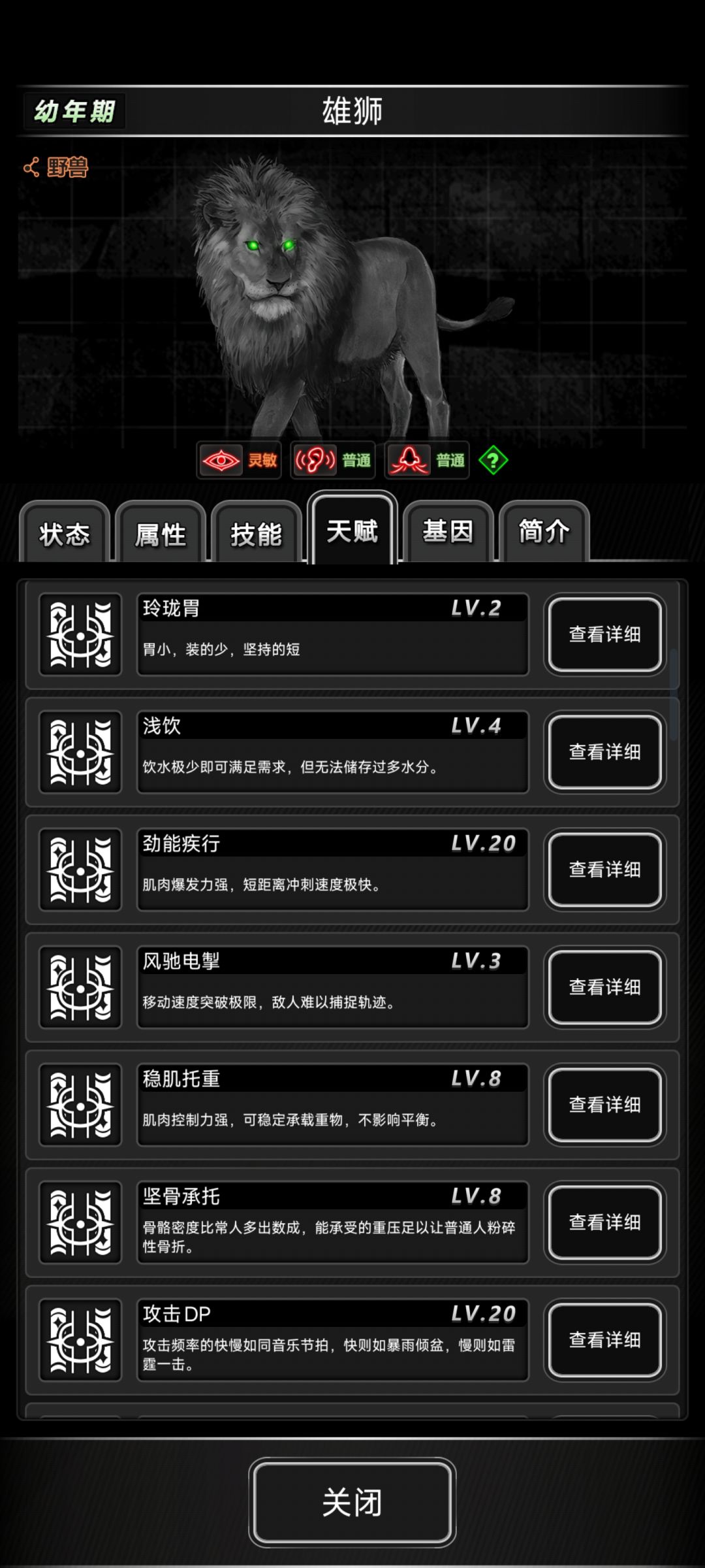 头一回见到天赋如此之高的狮子 2