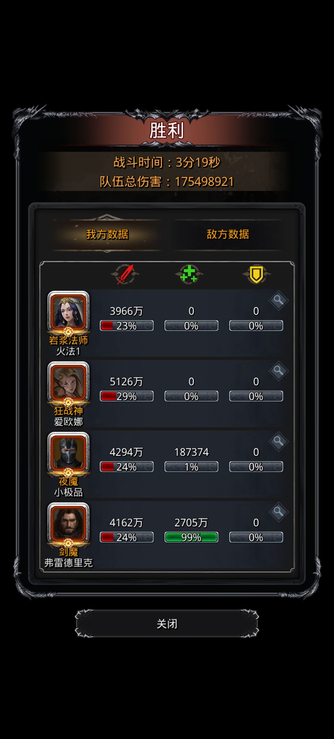 战测毕业（目前）截图