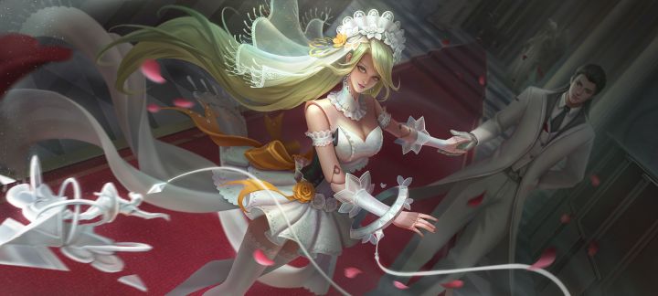 新皮肤爆料丨西施·人偶新娘:穿透冰冷的丝线,与夜的萧瑟共舞截图