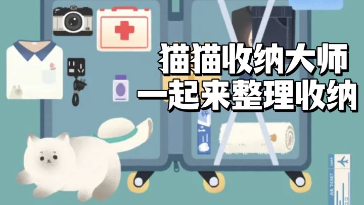 整理收纳，解压休闲，仅56兆大小，猫猫收纳大师，一起来整理收纳截图