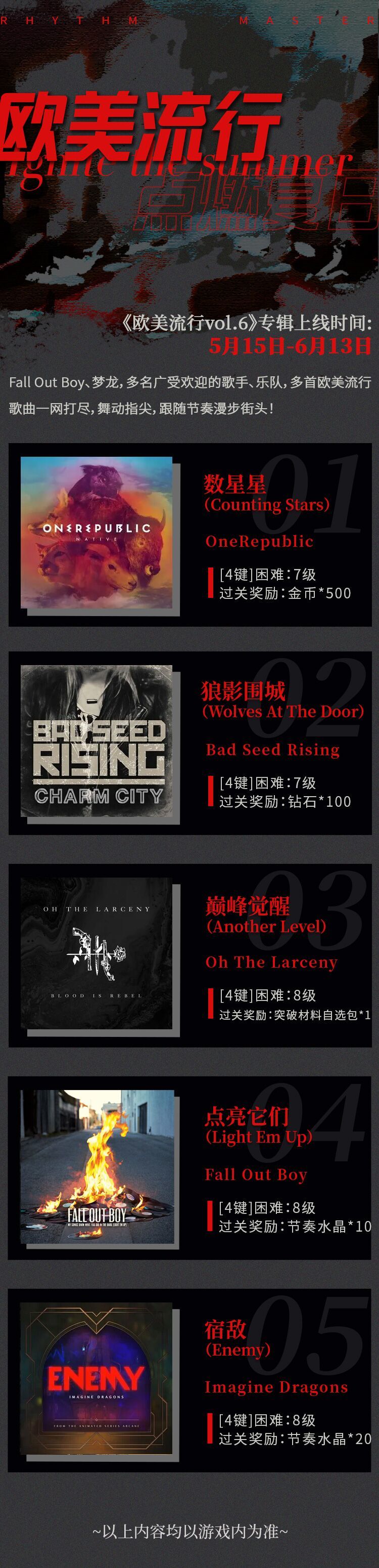 专辑挑战 | 欧美流行 点燃夏日截图