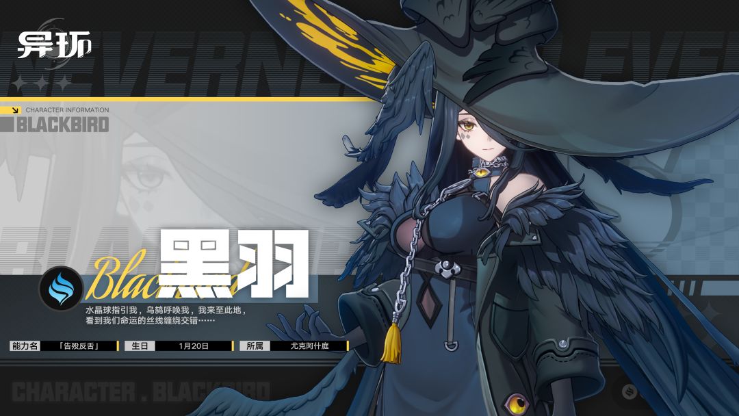 角色档案介绍丨黑羽 1