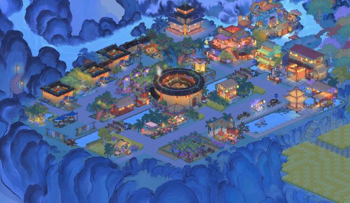 小镇上商贩住户应有尽有截图