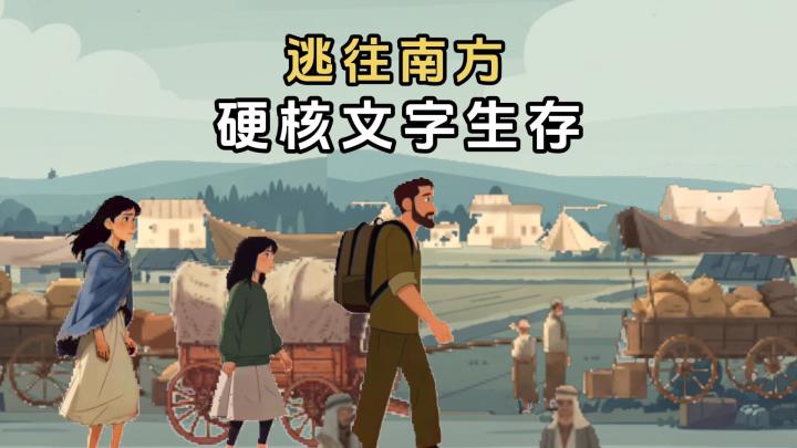 逃往南方!硬核文字策略生存,战争下逃难的难民,该如何存活截图