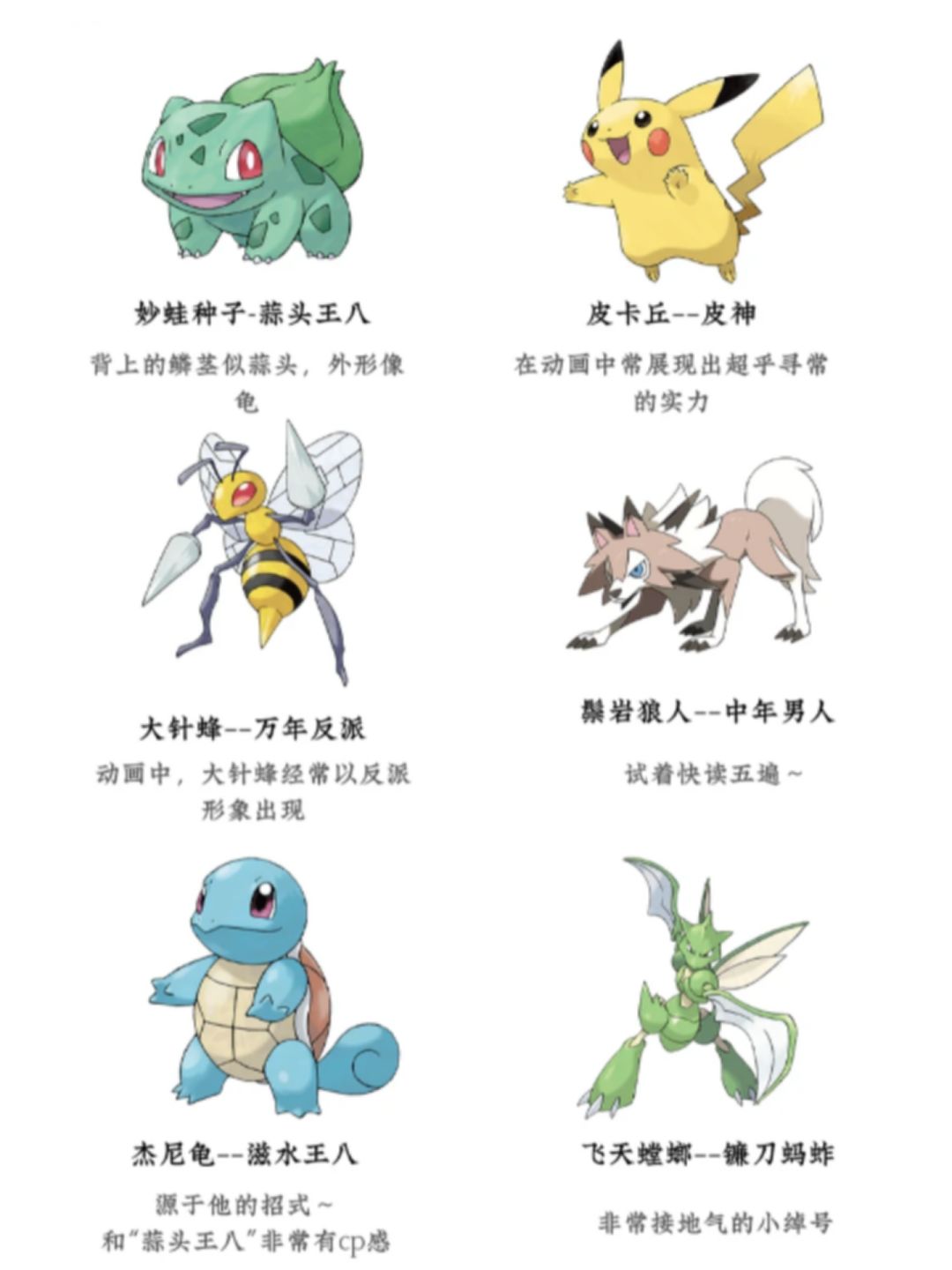 盘点哪些宝可梦外号~你都知道几个? 2