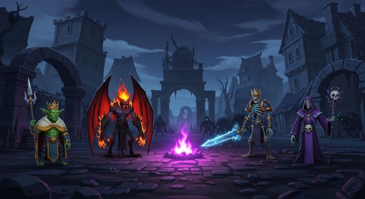 【新游安利】暗黑刷子游戏,魔法与冷兵器对轰截图