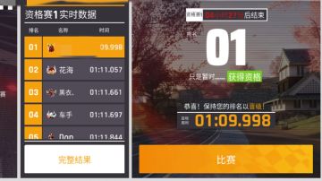 大奖赛1.099秒跑法