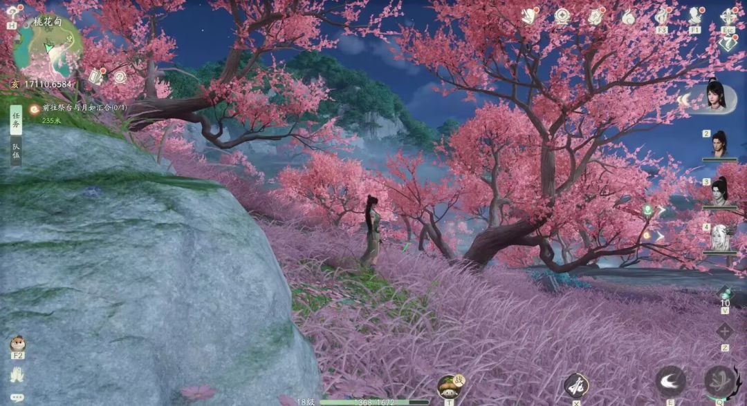 桃花圃好看是好看,晚上是真吓人 6