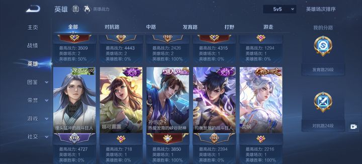 排位截图