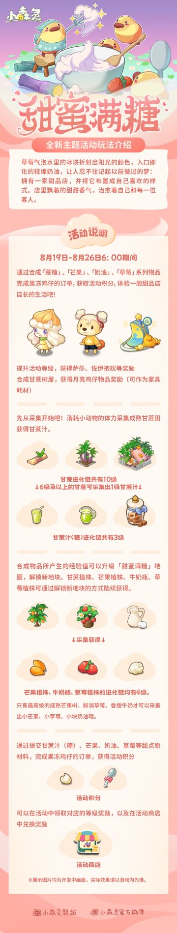 甜蜜满糖全新主题活动玩法介绍