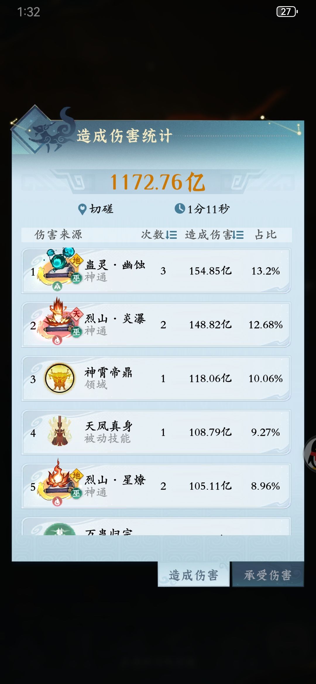 合体火蛊神通搭配 3