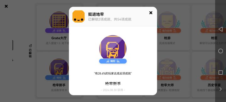 为什么通过新手教程的成就只有28%人解锁?截图