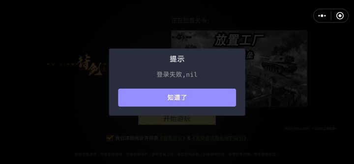 想玩进不去截图