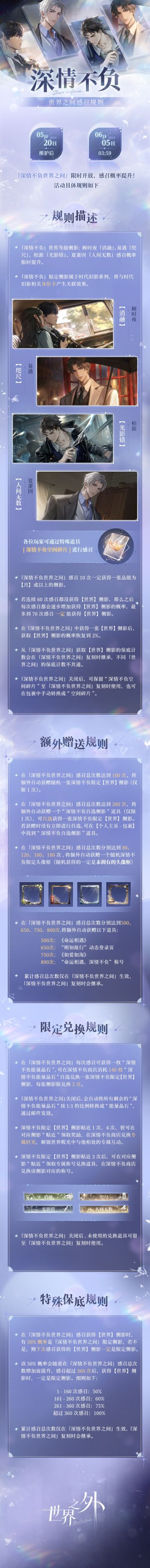 深情不负 | 世界之间感召规则