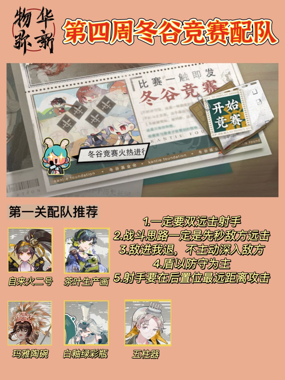 「物华弥新」最新冬谷竞赛 全「优」配队截图