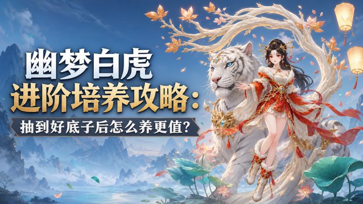 幽梦白虎进阶培养攻略：抽到好底子后怎么养更值？截图