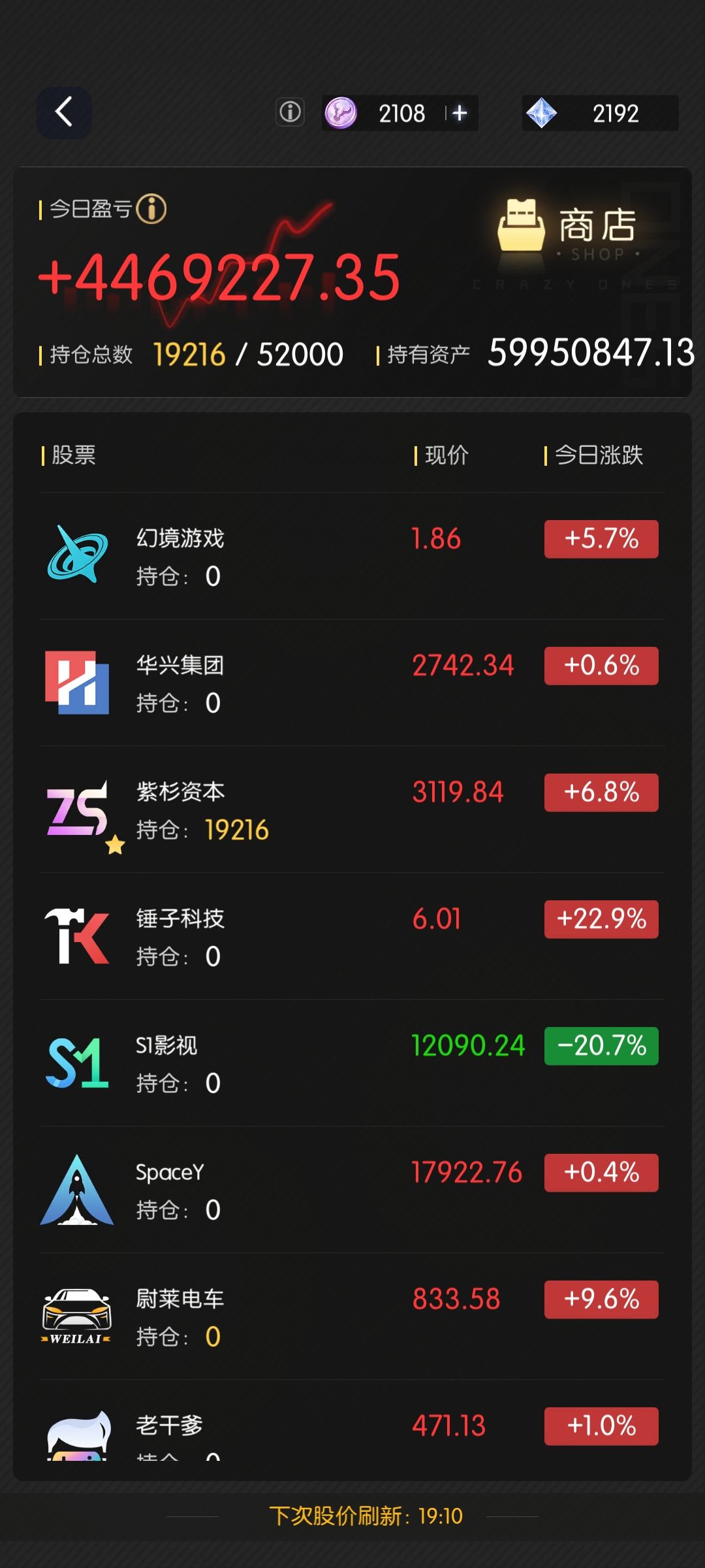 2.23股票推荐截图