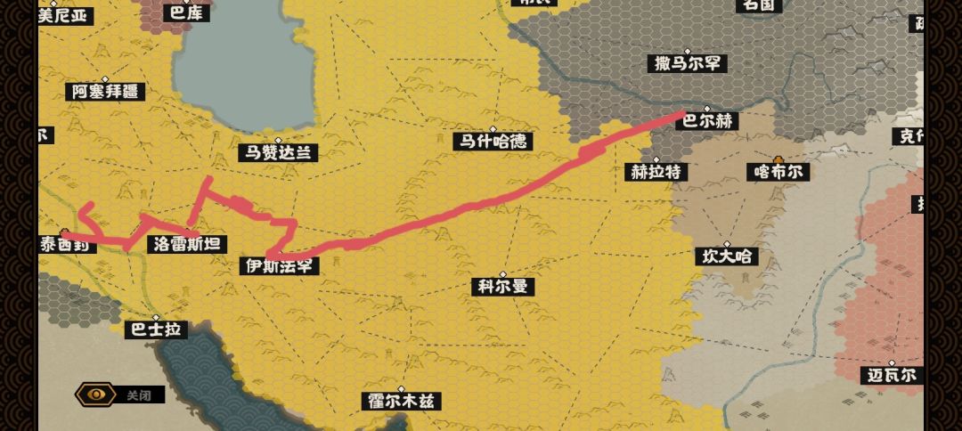 我推荐唐统一开局行军路线 2