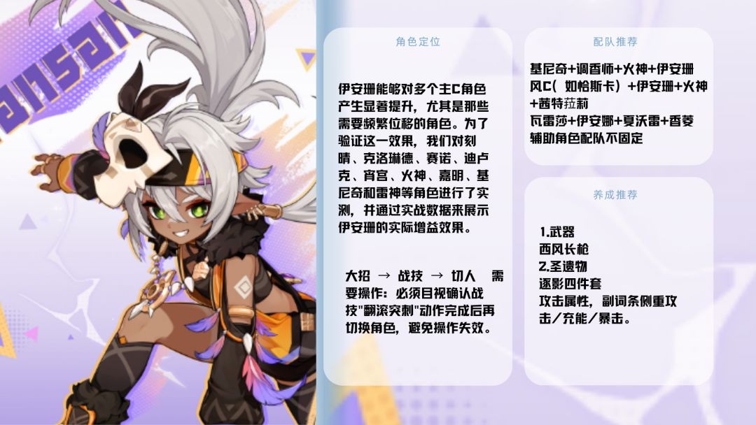 【V5.5】性价比四星神拐?伊安珊角色攻略 2