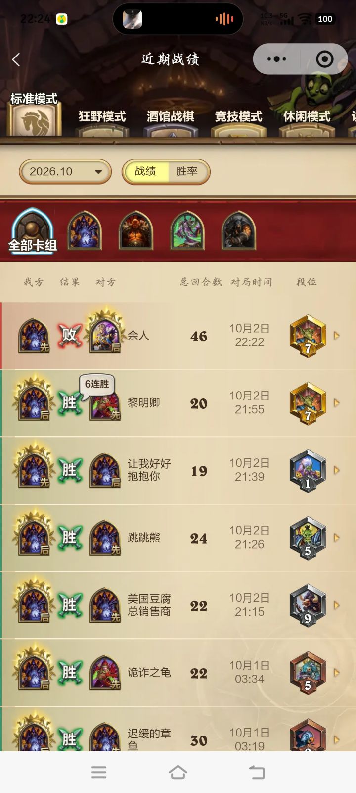 虽然牧师胜率低到爆,但是碰到还是恶心啊截图