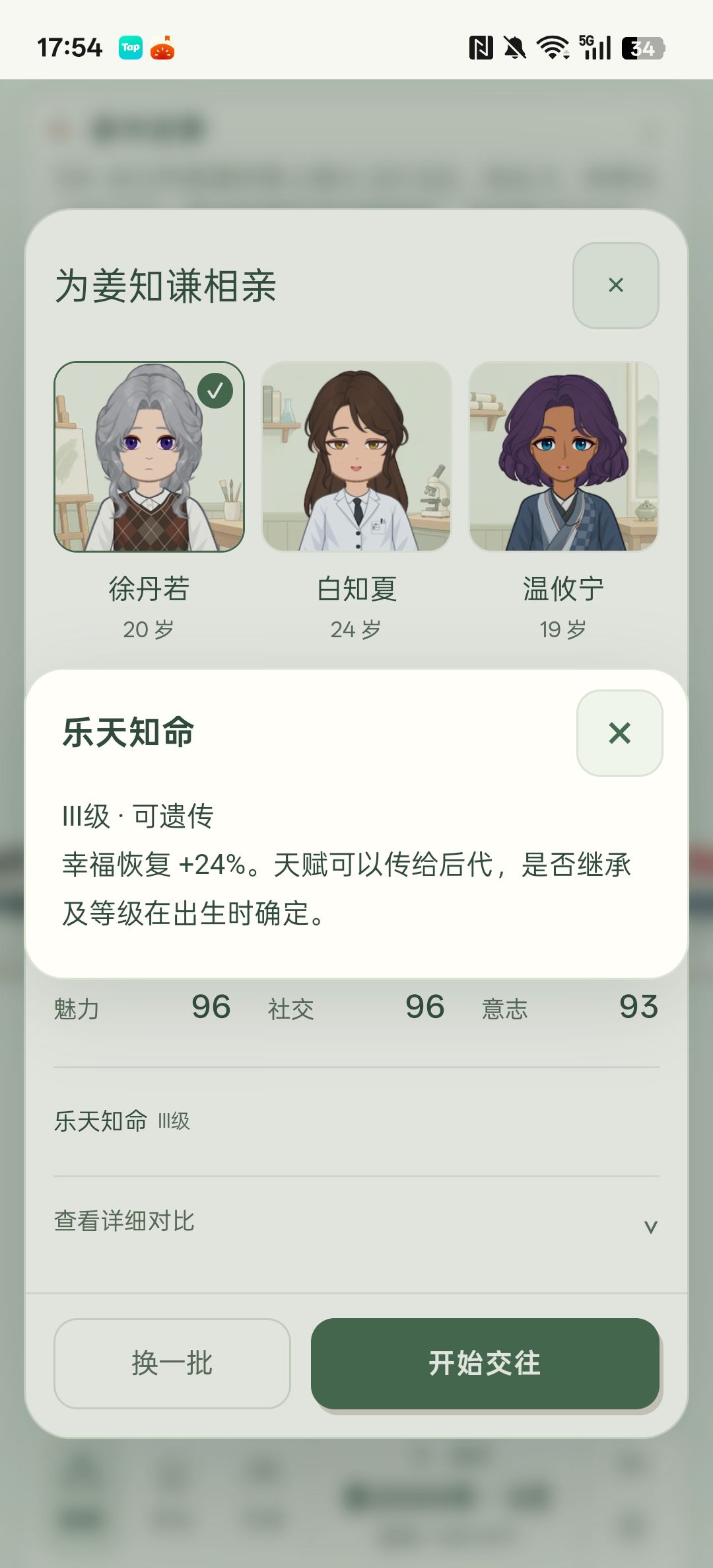 所有正面特质三级 5