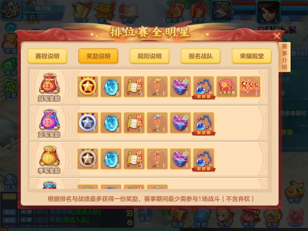 全明星的奖励感觉挺难吸引人的 1