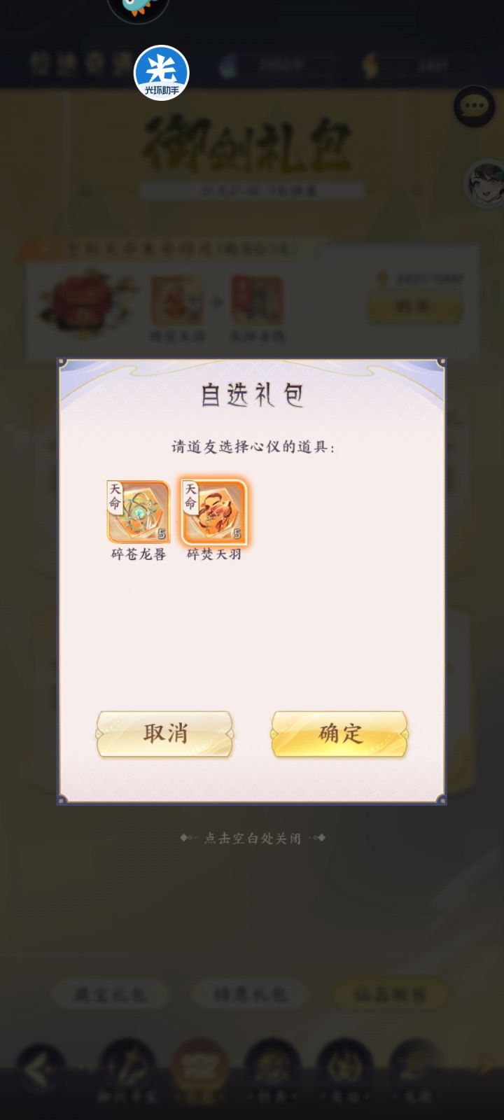 青龙朱雀天命法宝选哪个截图