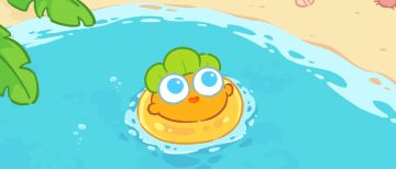 8月壁纸丨阿波：真羡慕小鱼啊~天生会游泳！