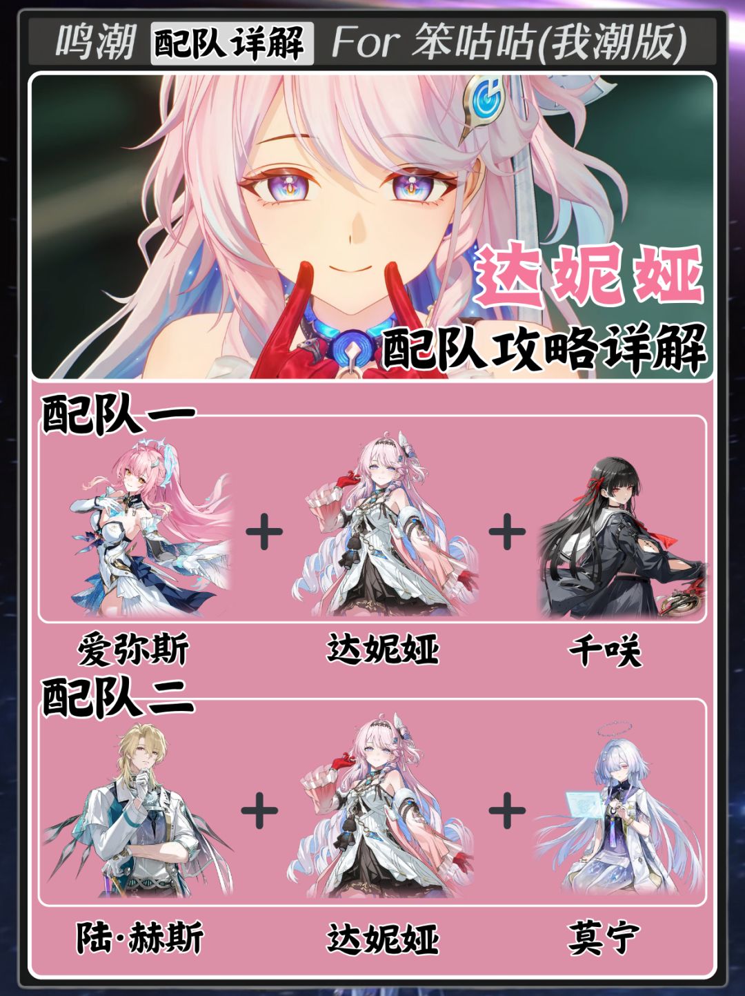 鸣潮｜3.3下半版本“达妮娅”配队攻略截图