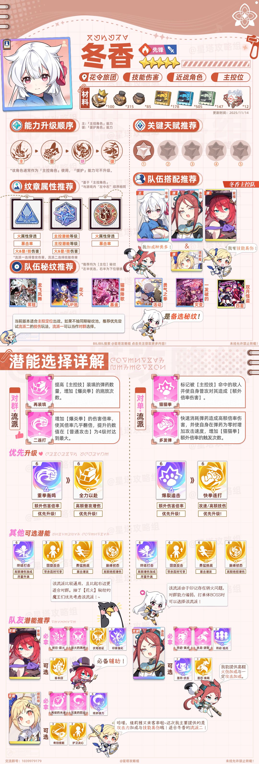 冬香角色攻略一图流 3