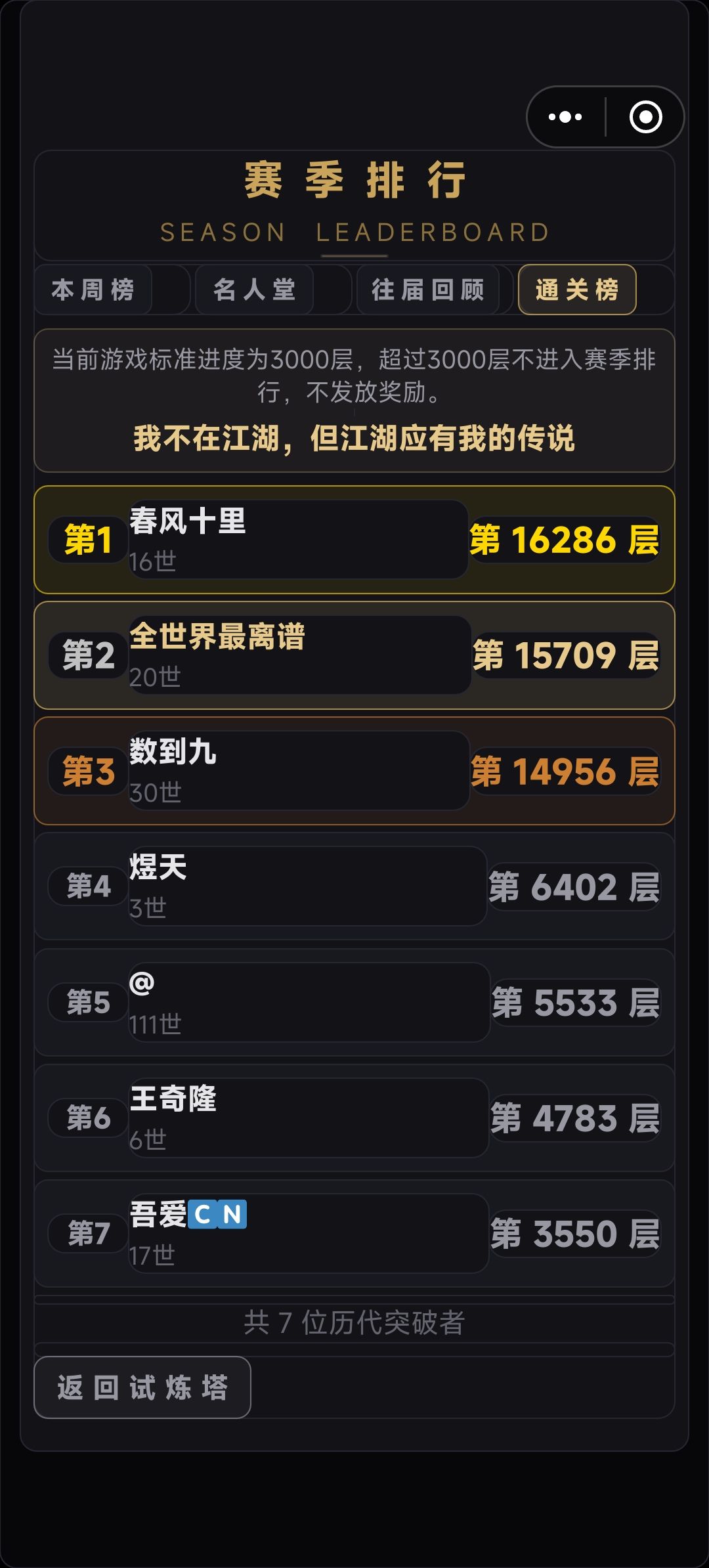 关于装备选择 3