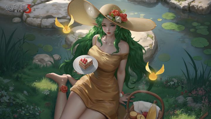 皮肤回顾「春韵颂」:招魂师,一起野餐吗~截图