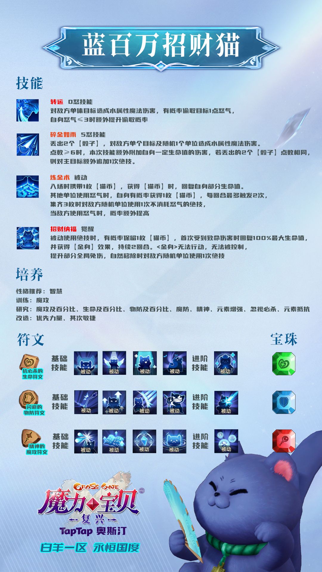蓝百万招财猫截图