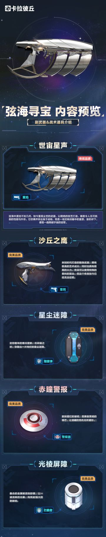 「弦海寻宝-世宙星声」内容一览