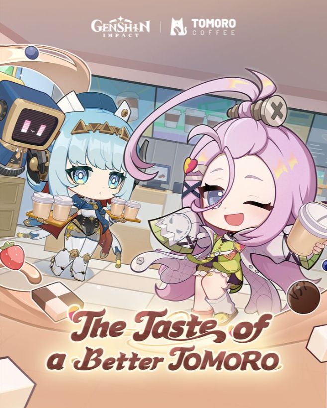 《原神》x TOMORO COFFEE联动11月26日开启,新角色主题福利上线截图