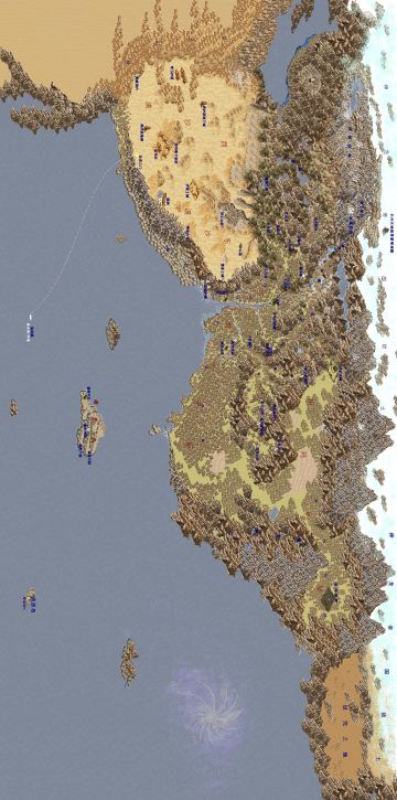 2013年自己手动制作了一张传奇综合地图，集合以前的热血传奇(mir2)， ei传奇3(ei mir3)、传奇3(mir3)、传奇3g和部分韩国方资料包新地图。当时的素材制作因为当时保存的bmp格式，多次转存造成缺损，看起来比较模糊。
现在通现在通过ai修复，生成3d地形加上注释。效果还不错！
只不只不过后续的新地图资料片，有好多年没有去了解最新的中、韩方传奇公布的新地图。还是保持当初的情怀吧！新