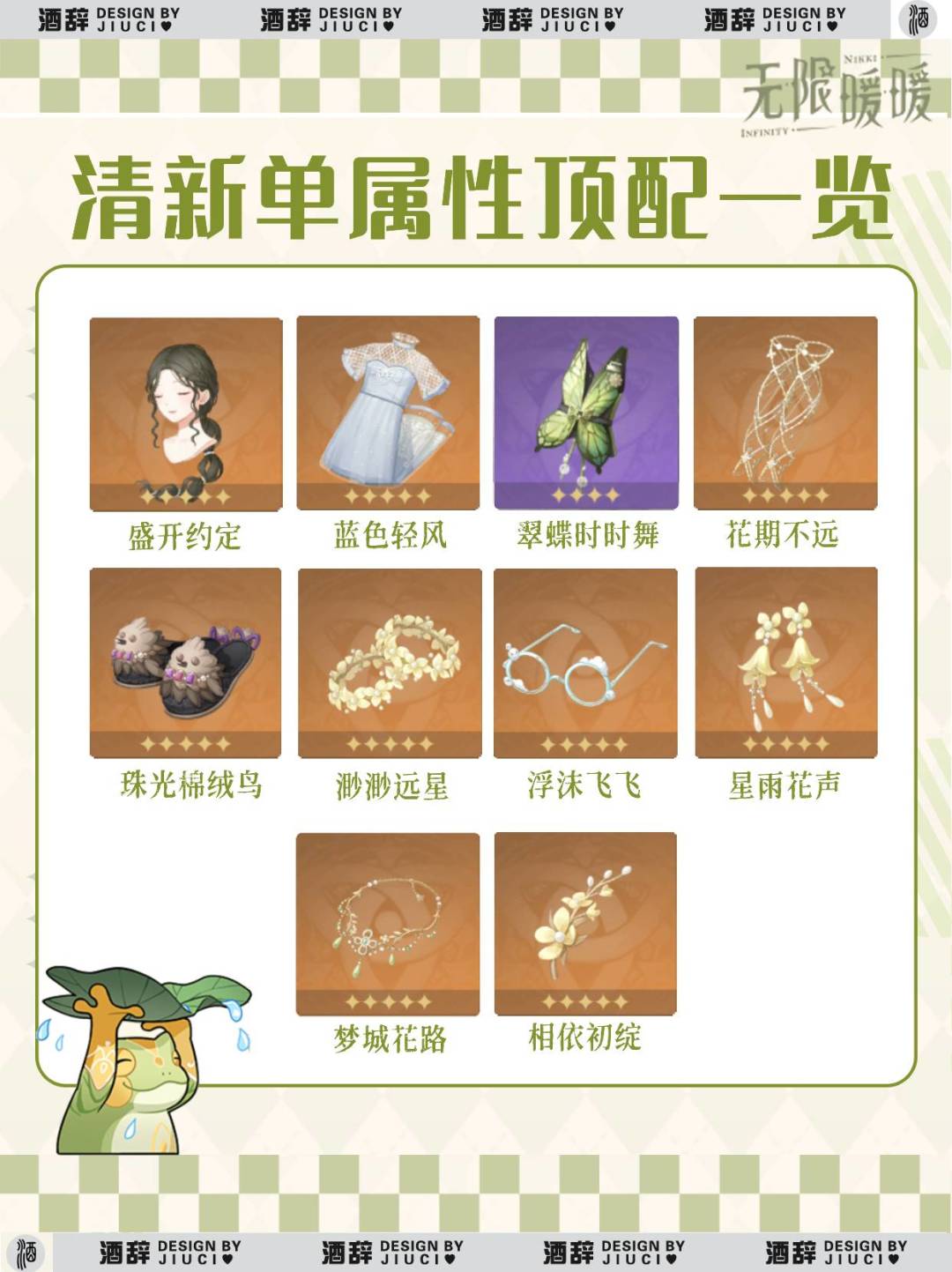 【无限暖暖】1.1版本服饰焕新指南「清新」 2